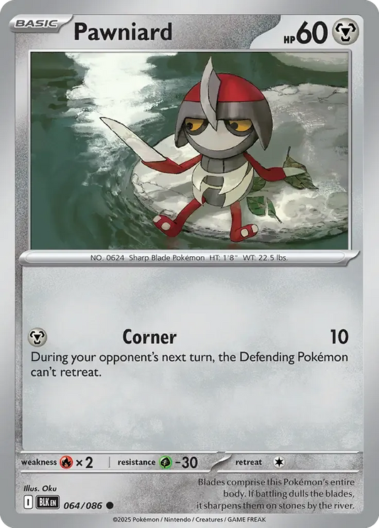 Pawniard 064/086 Poké Ball Holo Common