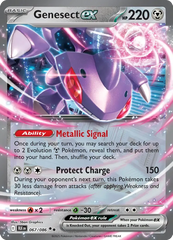 Genesect ex 067/086 Double Rare ex