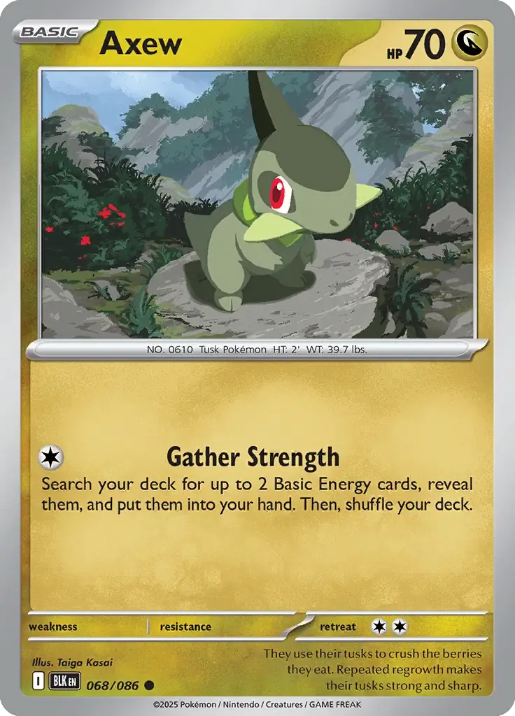 Axew 068/086 Reverse Common