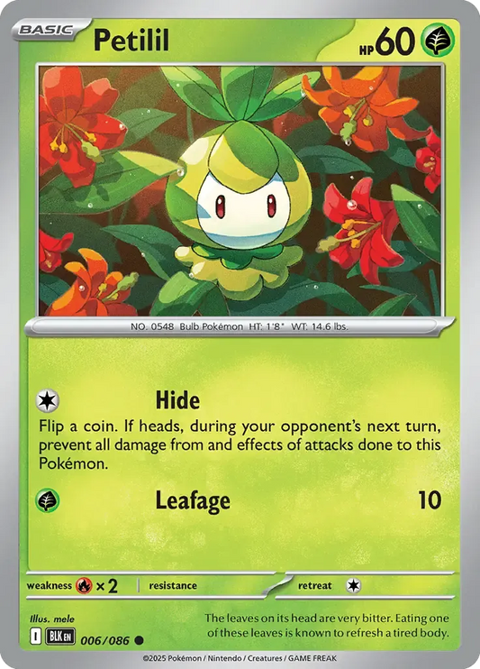 Petilil 006/086 Poké Ball Holo Common