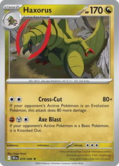 Haxorus 070/086 Holo Rare