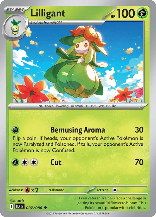 Lilligant 007/086 Reverse Uncommon