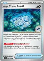 Antique Cover Fossil 080/086 Poké Ball Holo Common