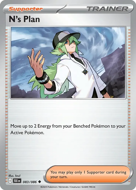 N's Plan 083/086 Poké Ball Holo Uncommon