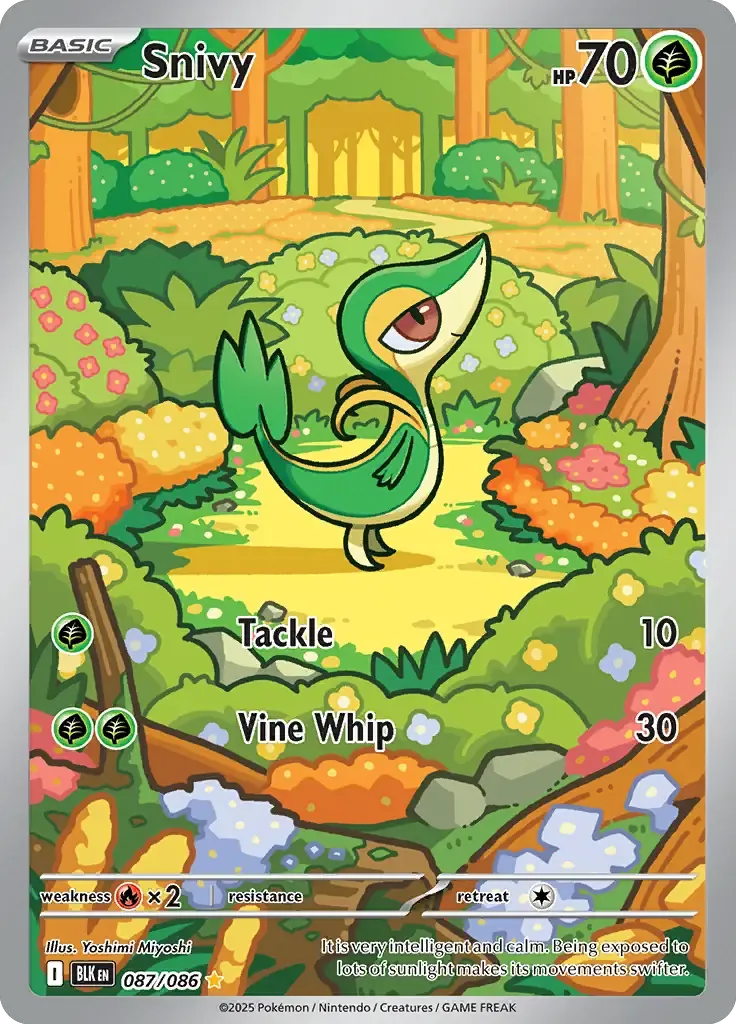 Snivy 087/086 Illustration Rare
