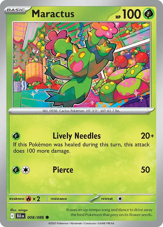 Maractus 008/086 Poké Ball Holo Common