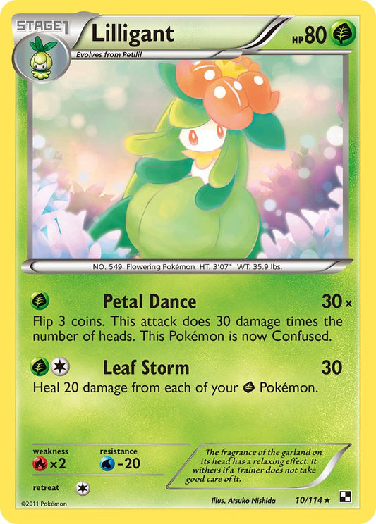Lilligant 10/114 Reverse Rare - MissingNo.
