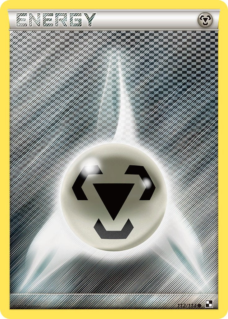 Metal Energy 112/114 Crosshatch Holo Pokémon League Jet Season (April 2012) - MissingNo.