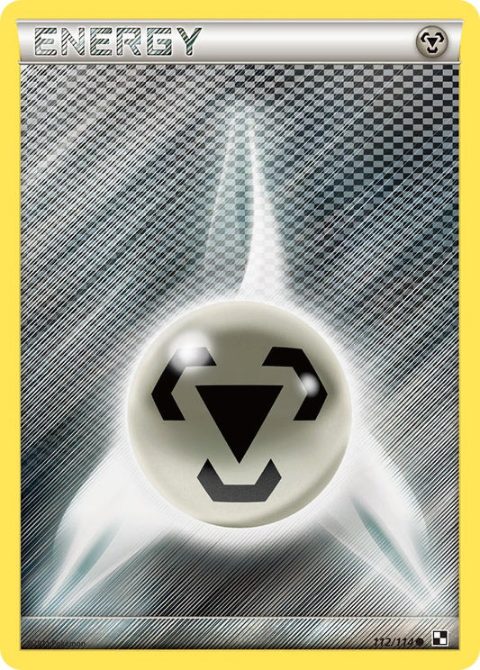 Metal Energy 112/114 Crosshatch Holo Pokémon League Jet Season (April 2012) - MissingNo.