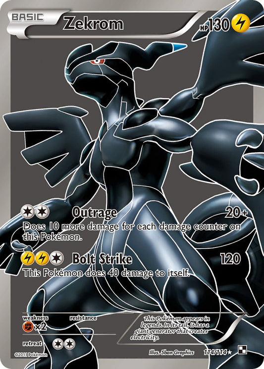 Zekrom 114/114 Holo Ultra Rare - MissingNo.