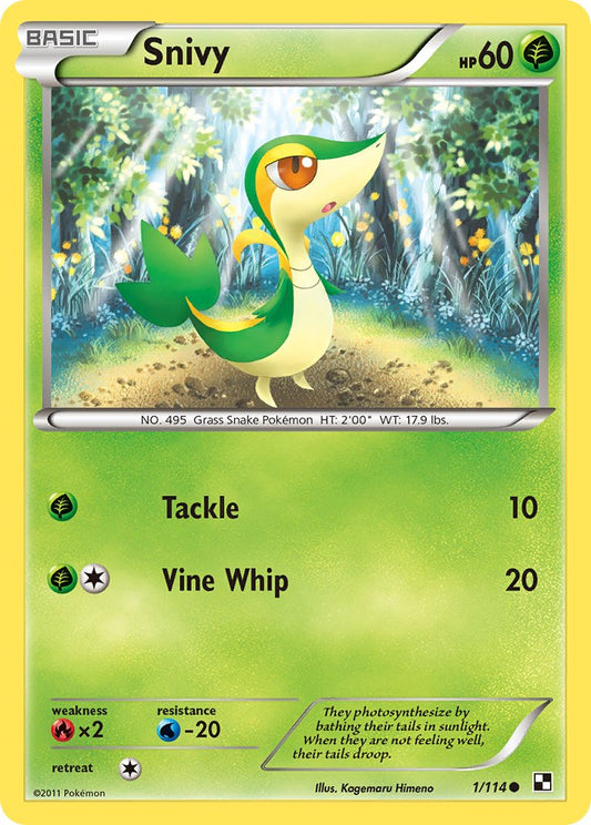 Snivy 1/114 Cosmos Holo Super Snivy Box Exclusive - MissingNo.