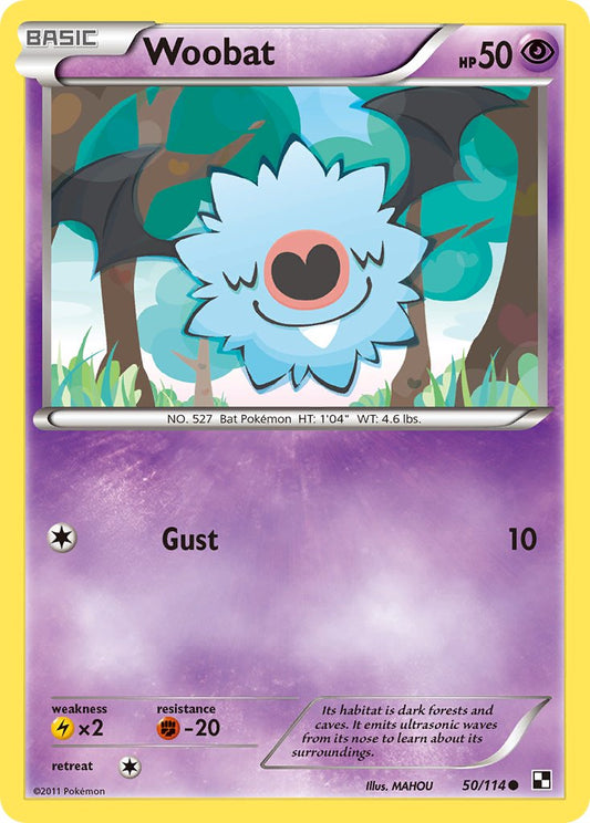 Woobat 50/114 Reverse Common - MissingNo.