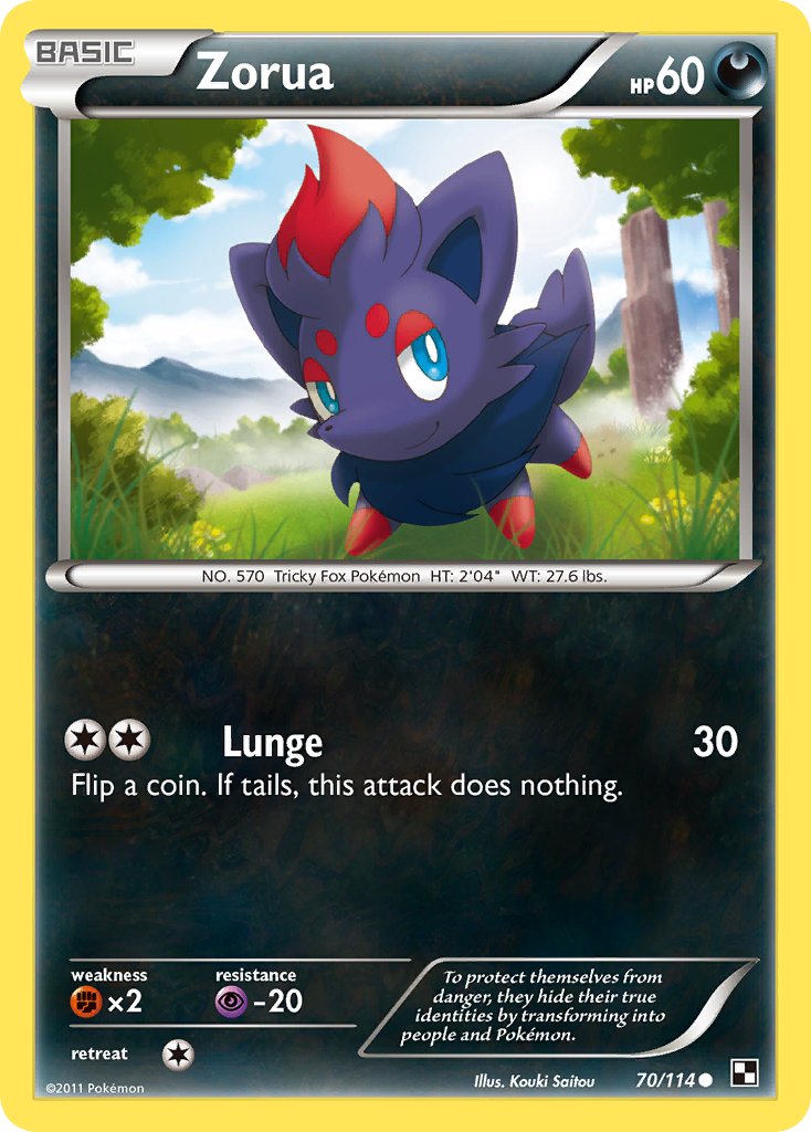 Zorua 70/114 Common - MissingNo.