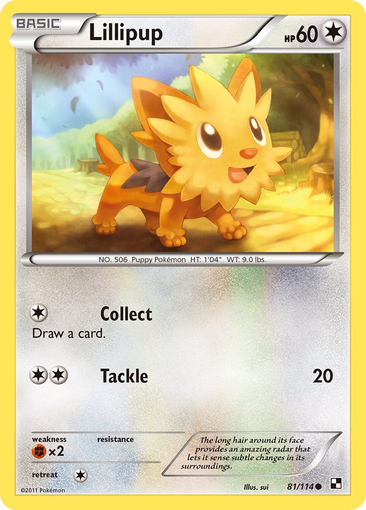 Lillipup 81/114 Reverse Common - MissingNo.