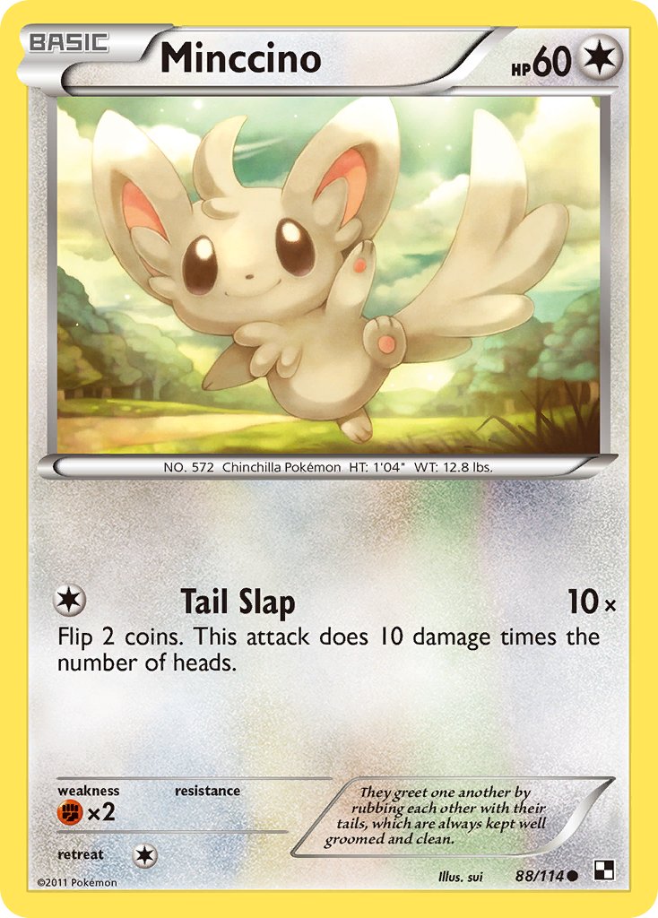 Minccino 88/114 Reverse Common - MissingNo.