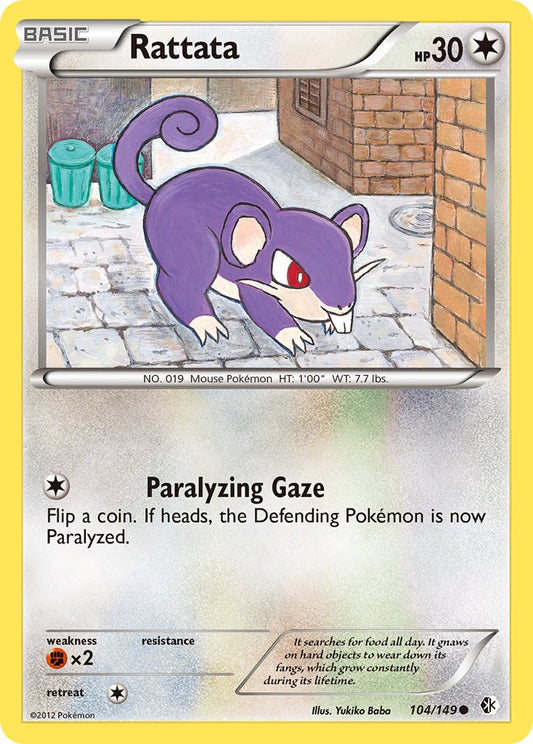 Rattata 104/149 Common - MissingNo.