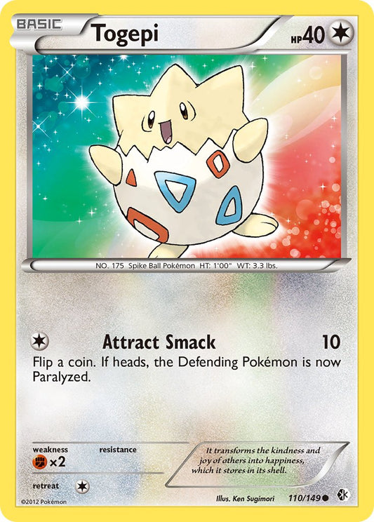 Togepi 110/149 Reverse Common - MissingNo.