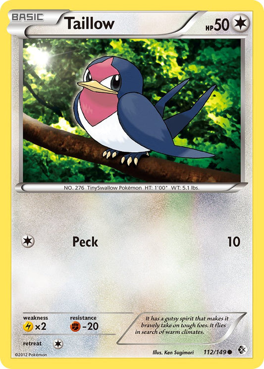 Taillow 112/149 Reverse Common - MissingNo.