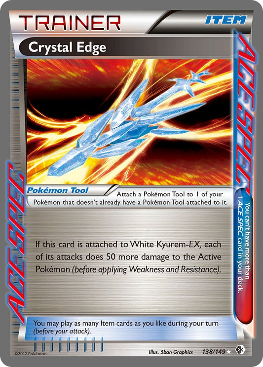 Crystal Edge 138/149 Holo Rare Ace Spec - MissingNo.