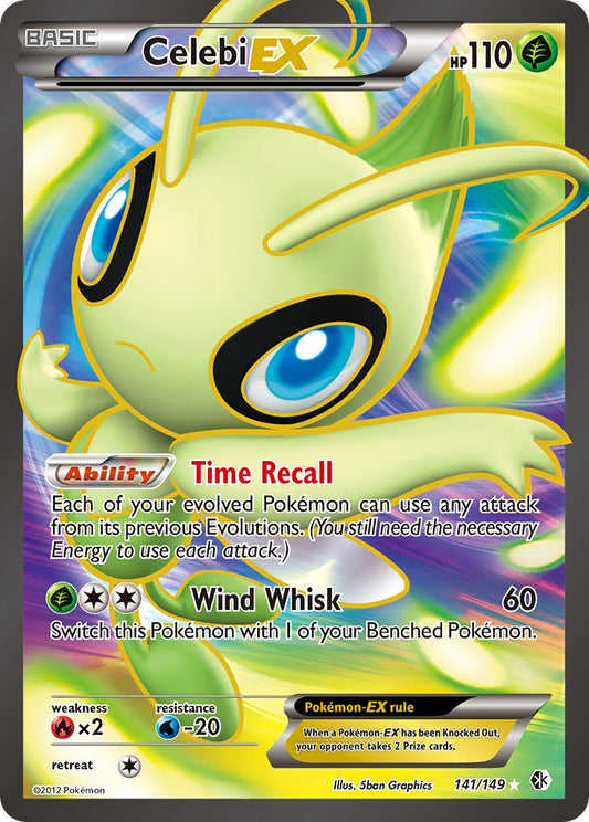 Celebi EX 141/149 Holo Ultra Rare EX - MissingNo.
