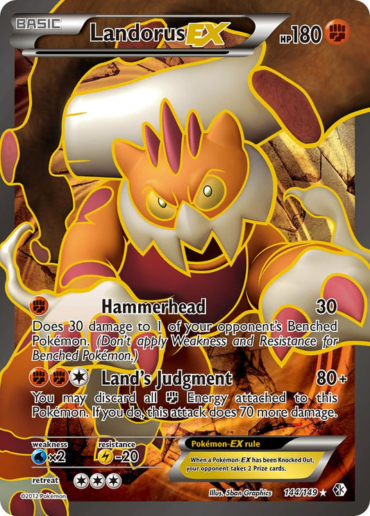 Landorus EX 144/149 Holo Ultra Rare EX - MissingNo.