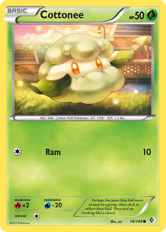 Cottonee 14/149 Reverse Common - MissingNo.