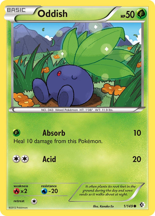 Oddish 1/149 Reverse Common - MissingNo.