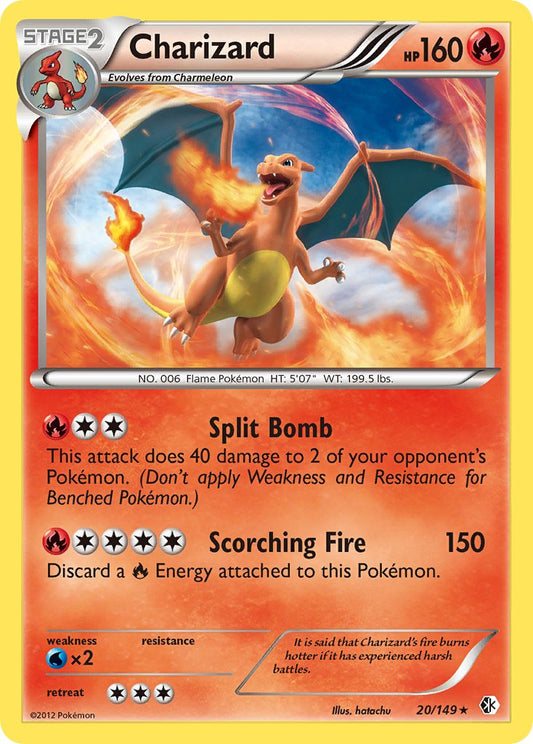 Charizard 20/149 Reverse Rare - MissingNo.