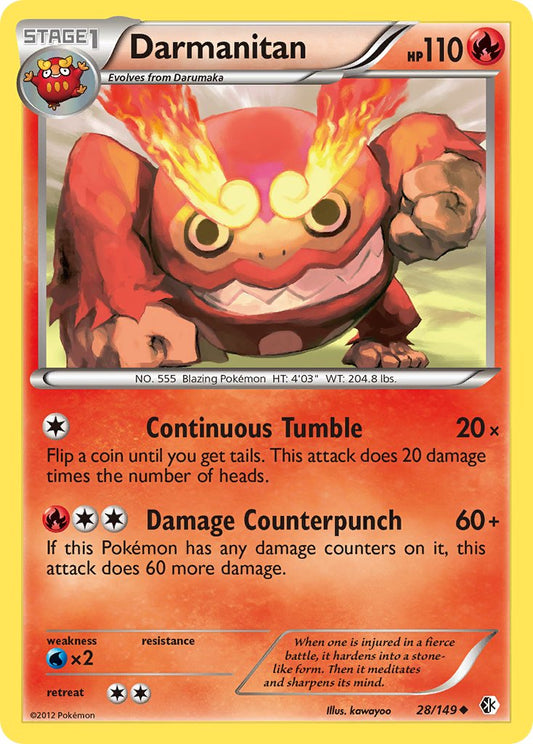 Darmanitan 28/149 Reverse Uncommon - MissingNo.