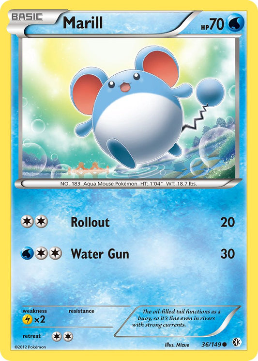 Marill 36/149 Reverse Common - MissingNo.