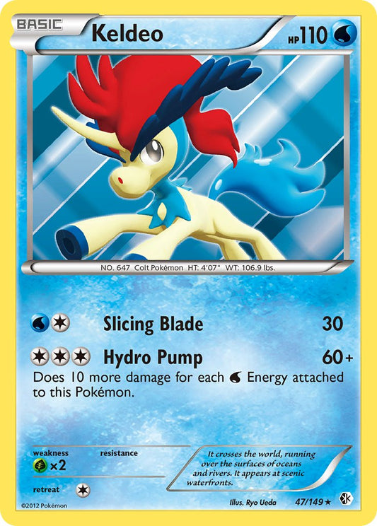 Keldeo 47/149 Holo Rare - MissingNo.