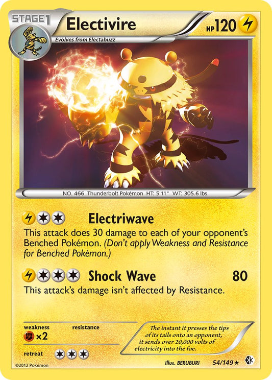 Electivire 54/149 Cosmos Holo Furious Fists Two Pack Blisters Exclusive - MissingNo.