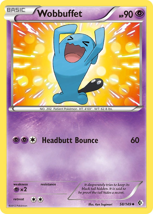 Wobbuffet 58/149 Reverse Uncommon - MissingNo.