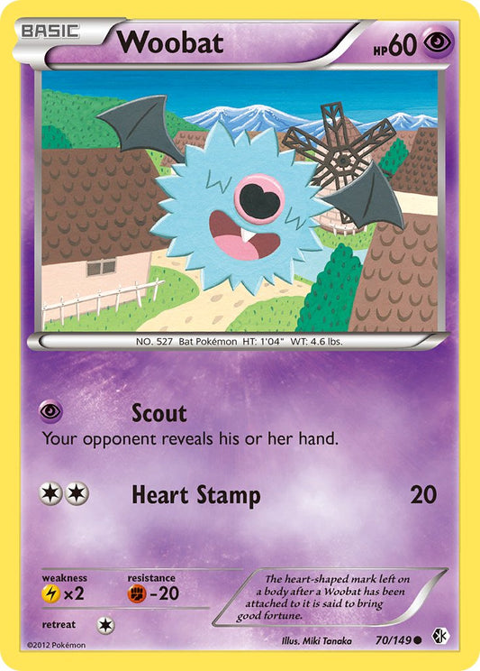 Woobat 70/149 Common - MissingNo.