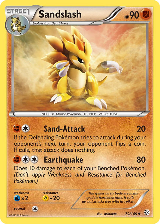 Sandslash 79/149 Reverse Uncommon - MissingNo.