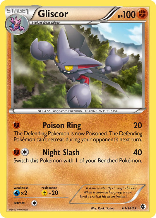 Gliscor 81/149 Reverse Rare - MissingNo.