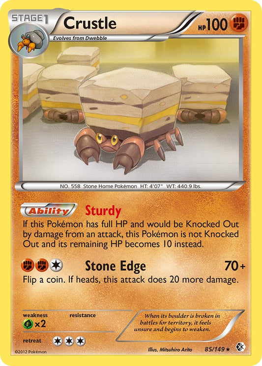 Crustle 85/149 Holo Rare - MissingNo.