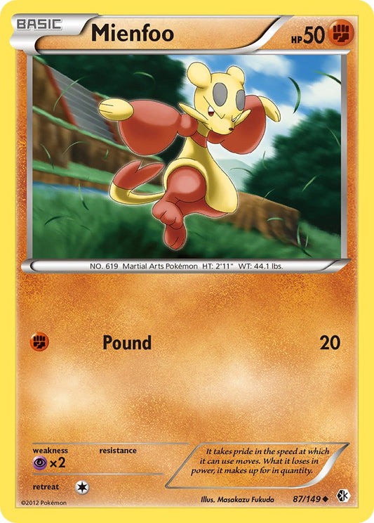 Mienfoo 87/149 Reverse Uncommon - MissingNo.
