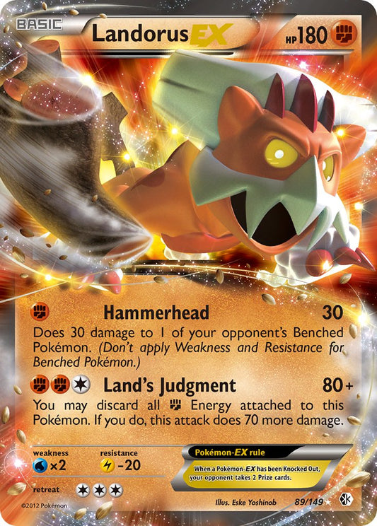 Landorus EX 89/149 Holo Rare EX - MissingNo.