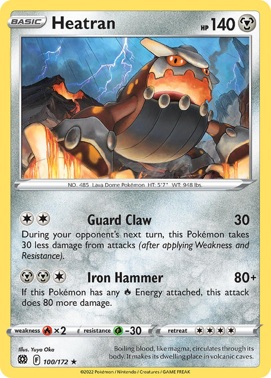 Heatran 100/172 Reverse Rare
