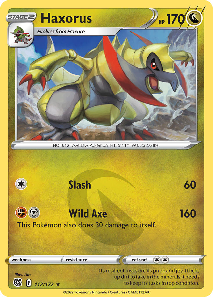Haxorus 112/172 Reverse Rare