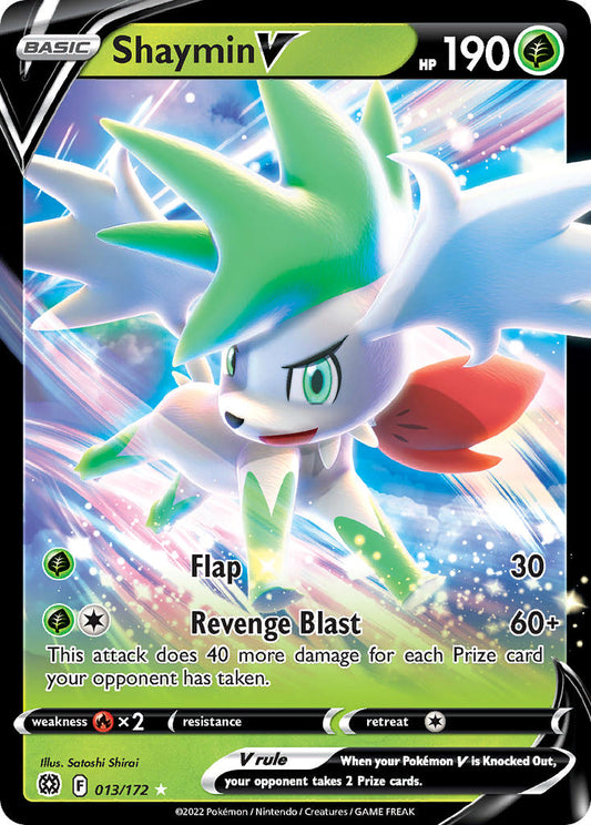 Shaymin V 13/172 Play! Pokémon Stamp Prize Pack Series 2 Exclusive