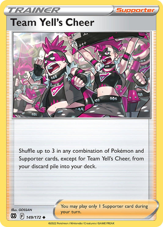 Team Yell's Cheer 149/172 Play! Pokémon Stamp Prize Pack Series 2 Exclusive