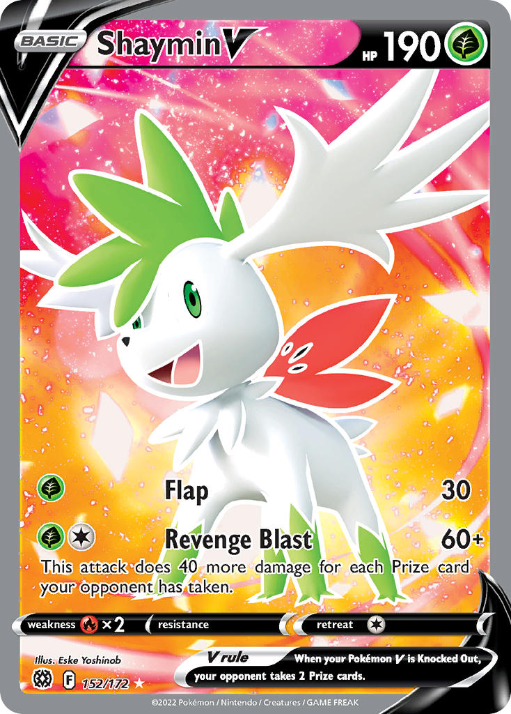 Shaymin V 152/172 Holo Ultra Rare V