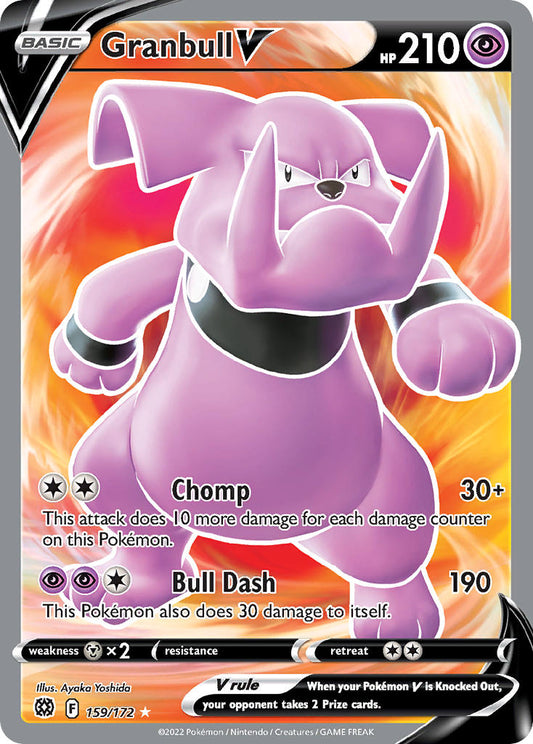 Granbull V 159/172 Holo Ultra Rare V