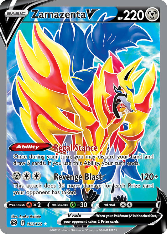 Zamazenta V 163/172 Holo Ultra Rare V