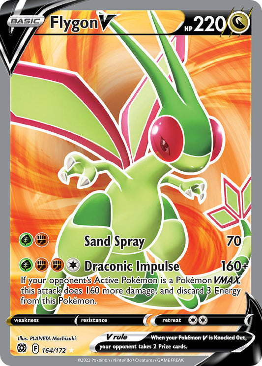 Flygon V 164/172 Holo Ultra Rare V
