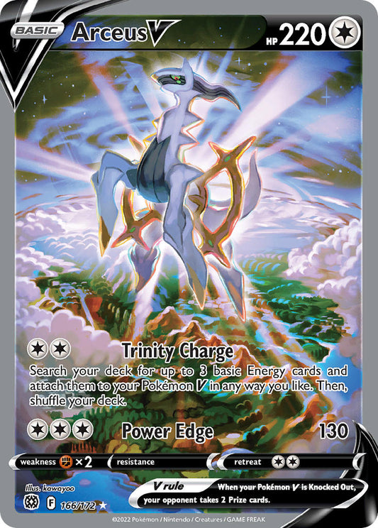 Arceus V 166/172 Holo Ultra Rare V