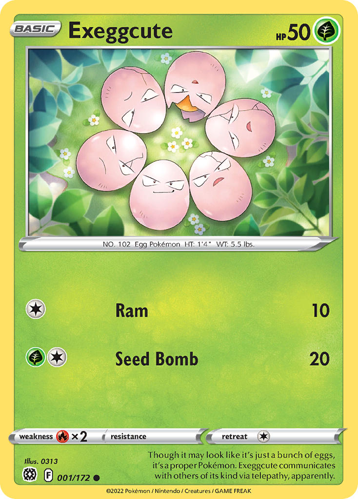 Exeggcute 1/172 Reverse Common