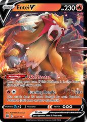 Entei V 022/172 Holo Rare V